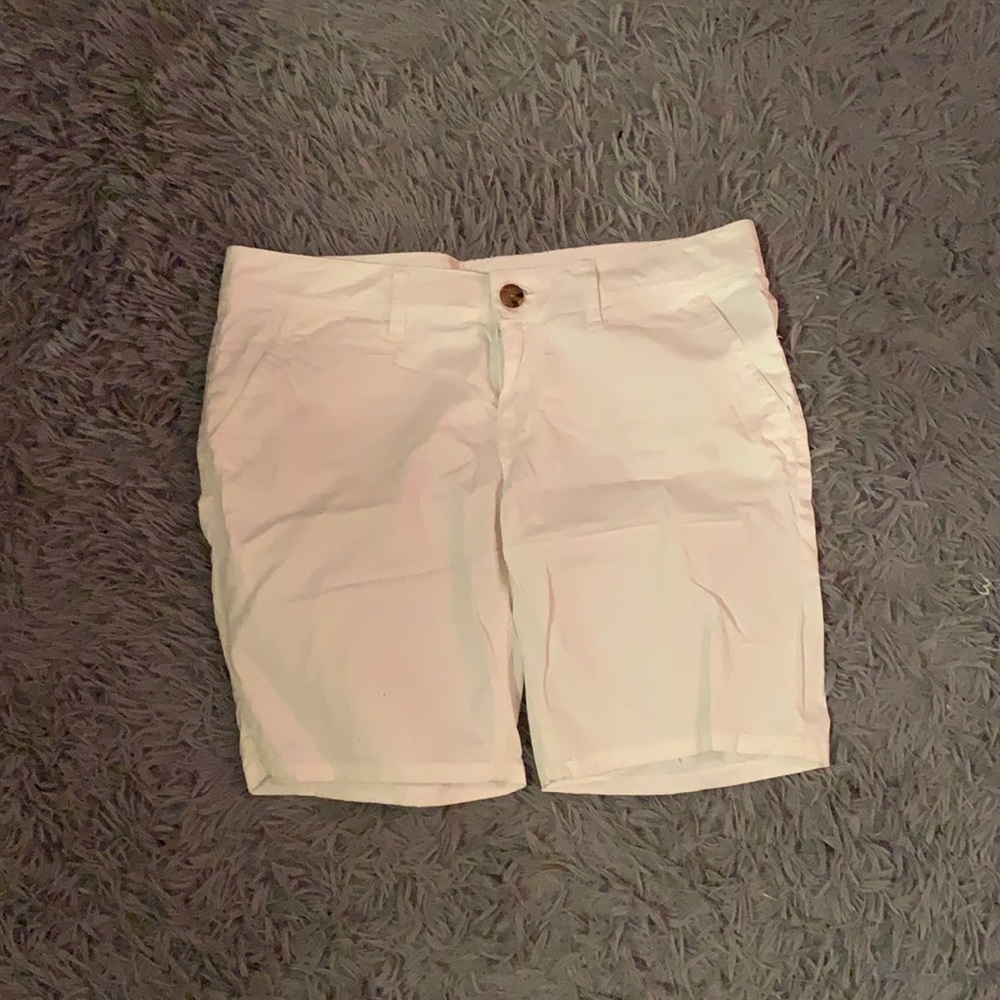 White Bermuda Shorts